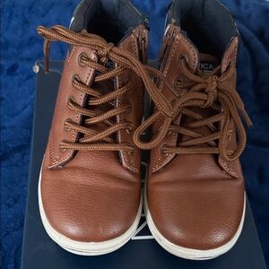 Nautica Kids Brown Lace-Up Boots
